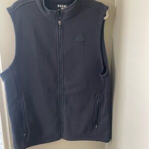 Rhone Men's Black Fleece Vest XL